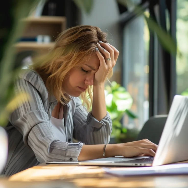 Frustrated professional Woman